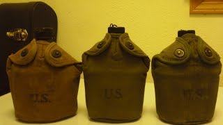 My M1910 cantees metal canteen collection [upl. by Elva]