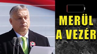 ORBÁN VIKTOR ENERGIASZINTJE JOBBAN CSÖKKEN MINT A FIDESZ NÉPSZERŰSÉGE ORBÁN BESZÉD MÁRCIUS 15 [upl. by Nnaaras295]