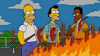 Homero de asado con amigos Los simpson capitulos completos en español latino [upl. by Hogg]