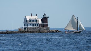 Rockland mariners launch new festival with 100yearold sloops races [upl. by Dorcy]