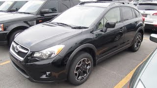 2013 SUBARU XV CROSSTREK REVIEW Closer Look Engine Start up [upl. by Martina]