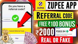 Zupee referral code Zupee referral code 2024 Zupee referral code 2024 today [upl. by Ecnatsnoc]