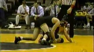 Jody Strittmatter Iowa vs Jeremy Hunter Penn State 2000 Wrestling [upl. by Aynotahs295]