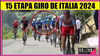 15 ETAPA GIRO de ITALIA 2024 NAIRO Quintana y MOVISTAR ATAQUE EN BLOQUE [upl. by Adnovad]