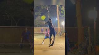 Badminton jump smash shorts badmintontrickshots shuttlershubho outdoorbadmintonmatch [upl. by Siuol]