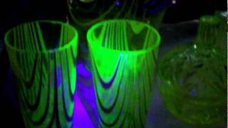 My Uranium Glass collection so far [upl. by Rayshell481]