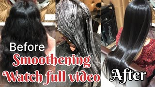 Hair smoothening  Smoothening hair  viral hair trending hairstyle smoothening thehairzone [upl. by Bellamy]