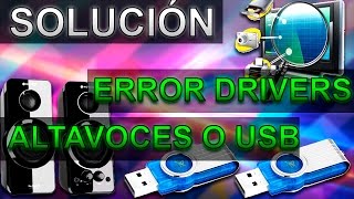 Solución Drivers mi PC no reconoce USBAudioAltavoces [upl. by Trinidad]