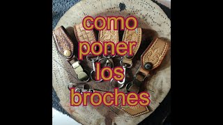 COMO COLOCAR BROCHES A LOS LLAVEROS [upl. by Karlis]