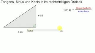 Trigonometrie  beliebige Dreiecke über die Höhe berechnen [upl. by Eitsym]