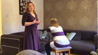 Practise mindful hypnobirthing positions with Sophie Fletcher [upl. by Ayenet]