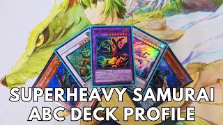 Competitive Superheavy Samurai ABC deck profile November 2023 TCG Yugioh [upl. by Oznole124]