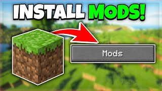 How to Download and Install Mods Minecraft  2024 Full Guide [upl. by Kcirde]