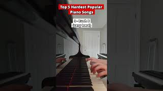 Top 5 Hardest Piano Songs piano [upl. by Eugeniusz]