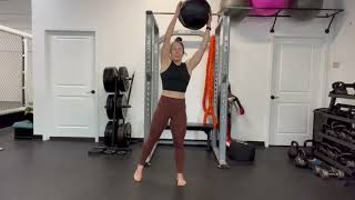 Medicine Ball Rotation to Lateral Hop Demo [upl. by Andrus]