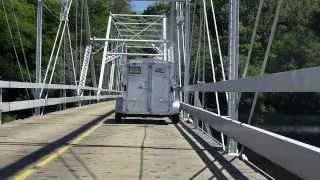 Dingmans Ferry Bridge eastbound ALTERNATE TAKE [upl. by Nipha]