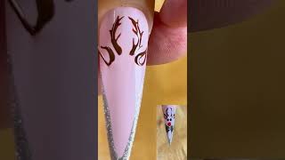 Christmas Nail Designs 2024 Reindeer MD NailArt Pro [upl. by Roon]