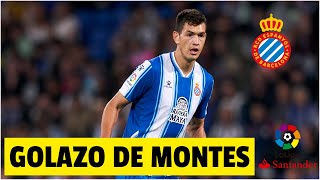 ¡GOL de César Montes Cabezazo para poner el descuento del Espanyol vs Atlético de Madrid  La Liga [upl. by Roleat]