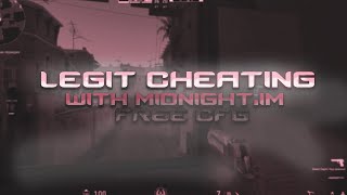 ❤️CS2 quotLegitquot Cheating midnightim 4K 60 FPS FREE CFG [upl. by Enoid]