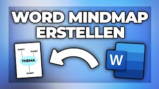 Word Mindmap erstellen  Tutorial [upl. by Fritz324]