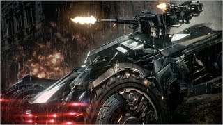 Official Batman Arkham Knight  Batmobile Battle Mode Gameplay [upl. by Onavlis]