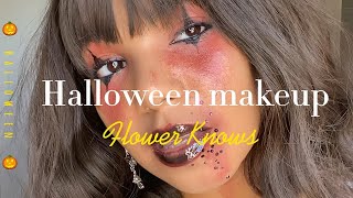 Halloween makeup  Flower Knows [upl. by Narut763]