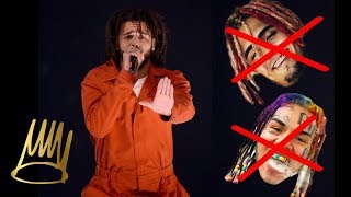 J COLE Tells Fans To Stop Saying FCK Lil PUMP amp 6IX9INE  In quot1985quot Concert [upl. by Niletak]