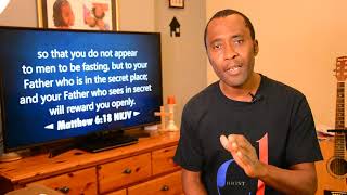 ◄ Matthew 618 ► so that you do not appear to men to be fasting but to your Father [upl. by Aleahc]