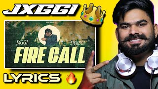 REACTION ON  Fire Call Official Video Jxggi  Sickboi  Latest Punjabi Songs 2024 [upl. by Aynor477]