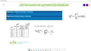 Como deflactar series económicas [upl. by Ysor630]