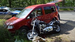 Edersee Motorradfahrer nach Unfall in Klinik geflogen [upl. by Ferree934]