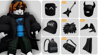 👉 CONSIGUE 15 BLACK ITEMS GRATIS ✅  ROBLOX 2024 [upl. by Lewanna]