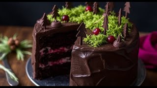 Midnight Forest Cake Recipe [upl. by Jaan890]