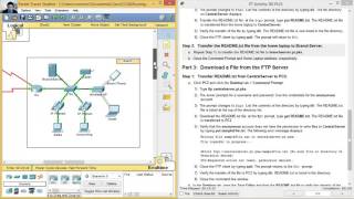 10233 Packet Tracer  FTP [upl. by Emmalee]