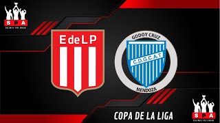 ESTUDIANTES LP VS GODOY CRUZ EN VIVO ⚽️ ⚽️ ⚽️  COPA DE LA LIGA  FECHA 8 [upl. by Bunker]