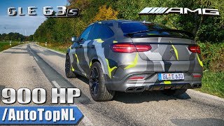 MERCEDES GLE 63 AMG 900HP BRUTAL SOUNDS 308kmh TOP SPEED Onboard amp REVS by AutoTopNL [upl. by Adnamar]