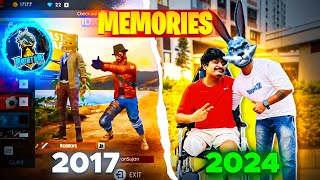 GyanSujan amp RaiStar Old Funny Memories 2017  2024😳❤️  Garena Free Fire [upl. by Ariahaj]