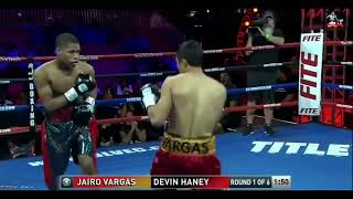 Devin Haney vs Jairo Vargas Highlights [upl. by Nelaf]