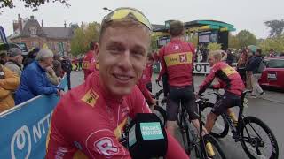 Tobias Halland Johannessen  Interview at the start  Paris  Tours 2024 [upl. by Pare]