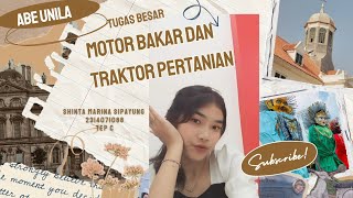 MATA KULIAH MOTOR BAKAR DAN TRAKTOR TEKNIK PERTANIAN [upl. by Blackmore]