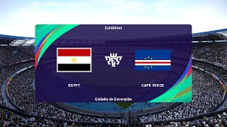 Egypt vs Cape Verde 06092024 Africa Cup of Nations PES 2021 [upl. by Clance]