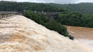 Hochwasser 2021 Eifel sämtliche Talsperren laufen über [upl. by Hally]