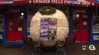 Chagrin Falls prepares giant popcorn ball for New Years tradition [upl. by Amol]