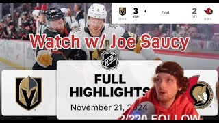 SFR 23 SENS VS KNIGHTS RECAP HIGHLIGHTS w JOE SAUCY [upl. by Ahtnamys]