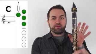 Clarinet  The 5Note Scale C D E F G [upl. by Ressler796]