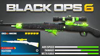 KAR98 is the BEST ONE SHOT SNIPER META in BO6 WARZONE KAR98K Sniper Loadout amp Class [upl. by Waly]