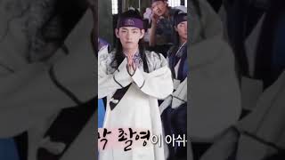 BEHIND THE SCENES OF HWARANG WITH TAEHYUNG OF BTS HWARANG FUNNY MOMENTS [upl. by Jennine]