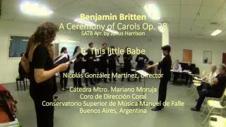 BRITTEN Benjamin  A Ceremony of Carols Op 48 Selección [upl. by Martinsen]