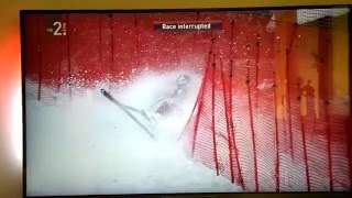 Kitzbühl fall Aksel Lund Svindal 2016 [upl. by Stonwin443]