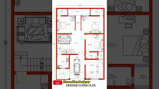 37X55House Plan Designerwhatsappcomfloorplanfacebookhow [upl. by Gerfen]